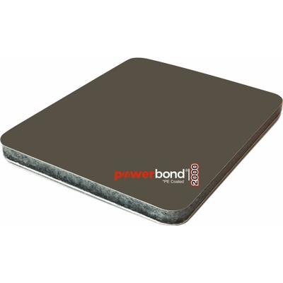 POWERBOND 2000 PE TOPRAK KAHVE ALÜMİNYUM KOMPOZİT PANEL P2000PE025AB15